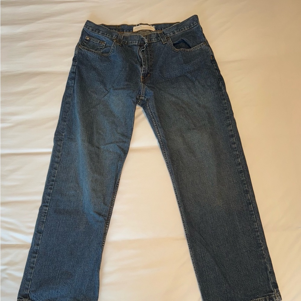 Perry Ellis Relaxed Fit Blue Jeans